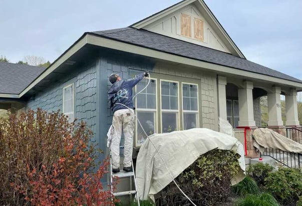 Small house exterior repaint