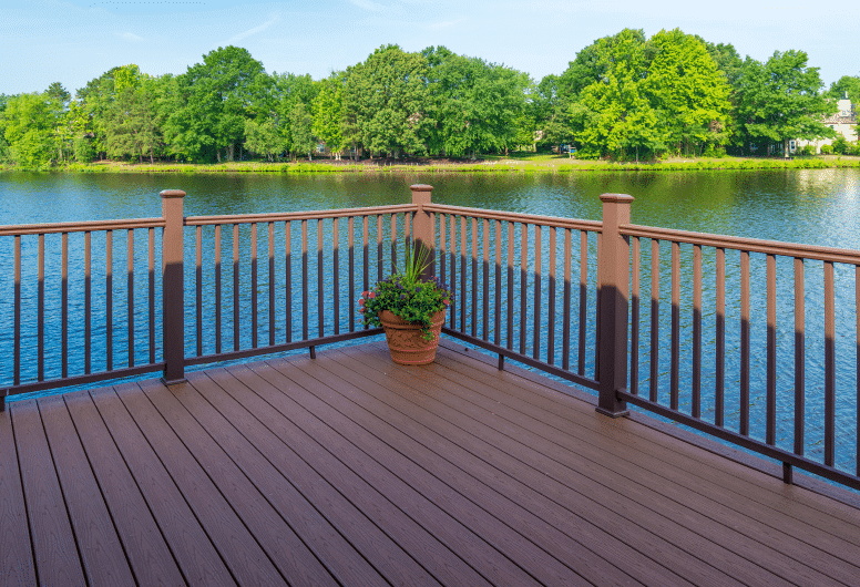 wood-deck-railing-lake