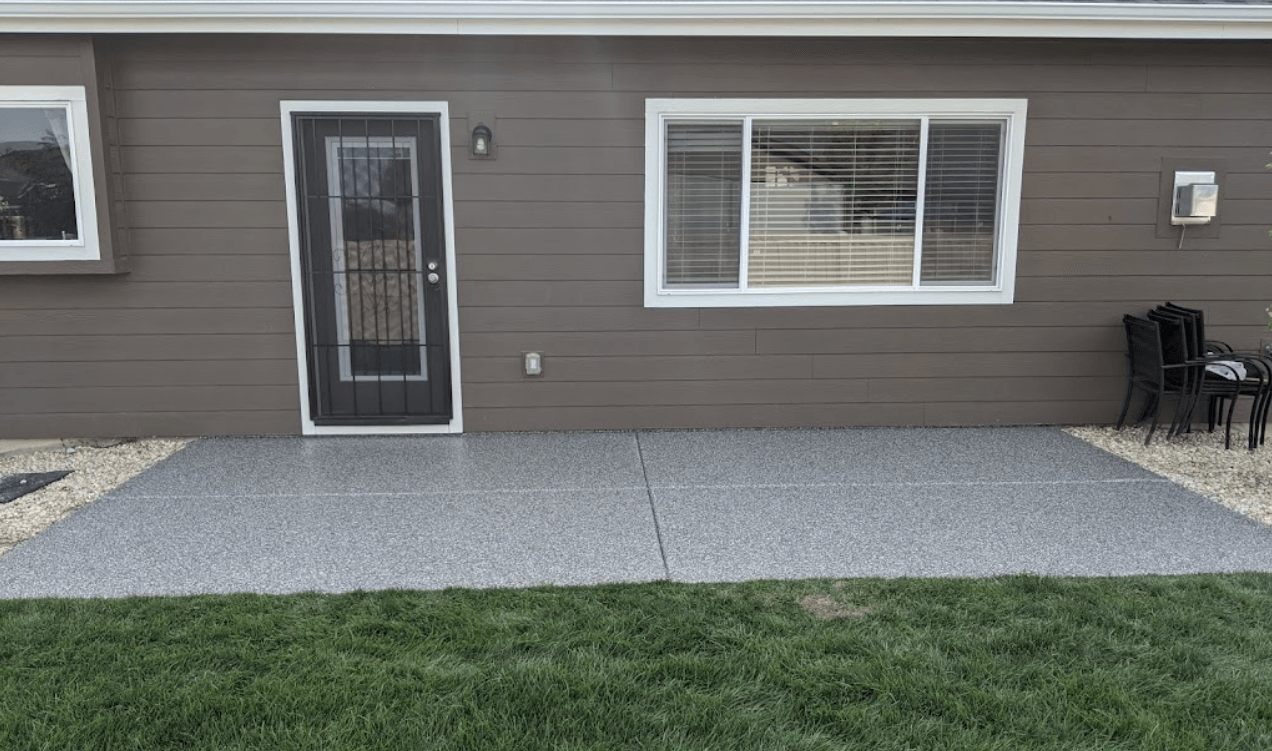 residential concrete coatings on patio