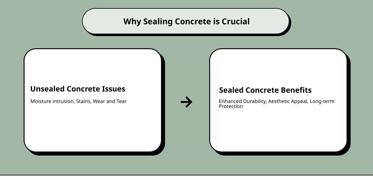 concrete sealing process - concrete seal infographic cause_effect_text