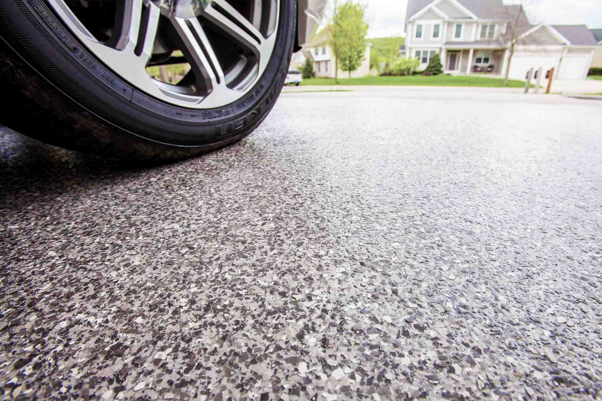 driveway sealer application - concrete waterproofing